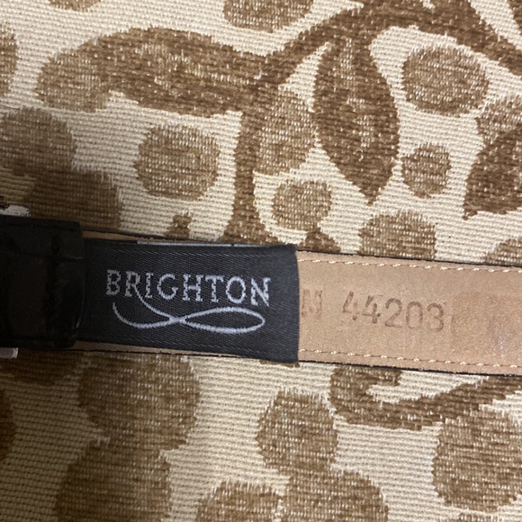 Brighton vintage black leather belt - Picture 4 of 5